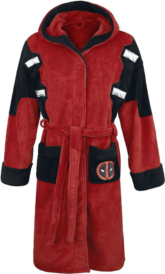Dead pool Deadpool Dressing Gown Mens Bath Robe (Medium