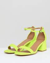 Thumbnail for your product : ASOS DESIGN Honeydew Wide Fit Heeled Sandals
