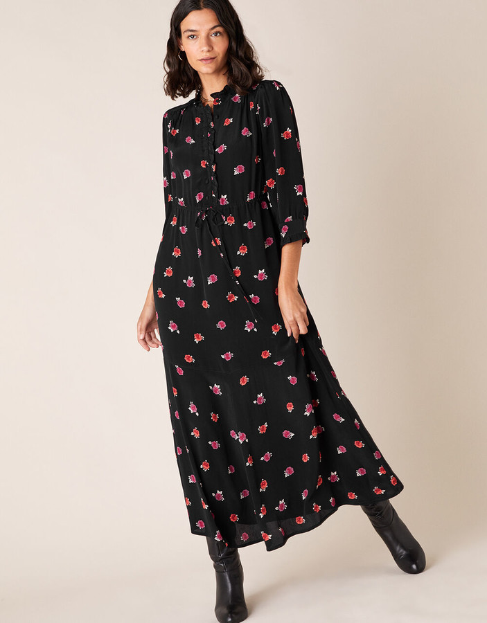 monsoon apple embellished midi dress