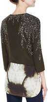 Thumbnail for your product : Haute Hippie Flame Embellished Drape Jacket