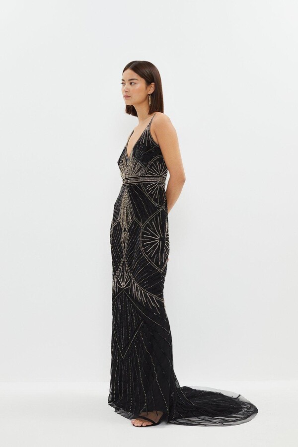 Petite Embellished Cami Maxi Dress ShopStyle