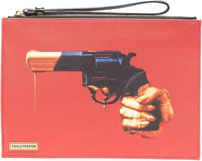 Seletti Graphic-Print Wash Bag