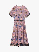 Thumbnail for your product : White Stuff Jennifer Floral Print Tie Waist Midi Dress, Mid Pink