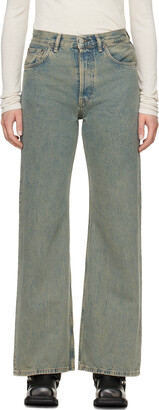 Acne Studios Blue 2021F Delta Loose Fit Jeans - ShopStyle