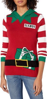 Ugly Christmas Sweater Company Women's Assorted Hoodie Xmas Sweaters-Juniors