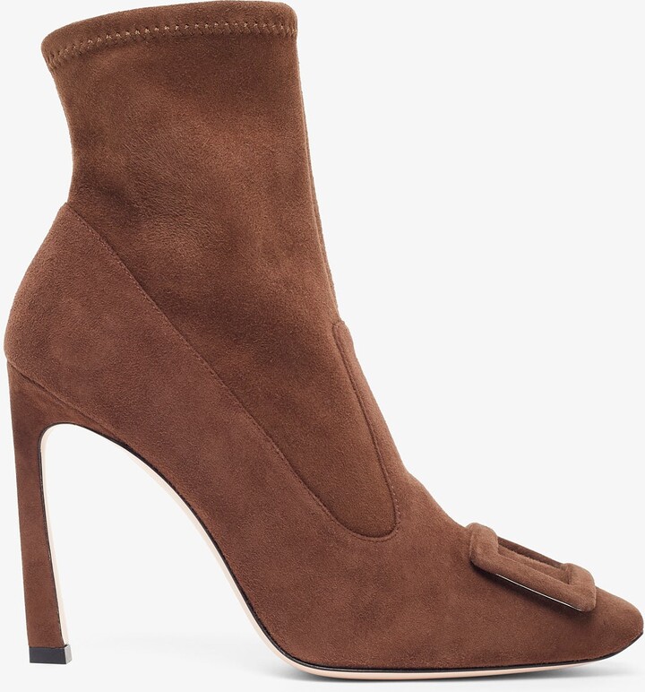 Roger Vivier Trompette 100 suede boots