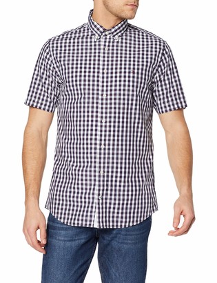 Tommy Hilfiger Men's Small Open Check Shirt S/S Casual