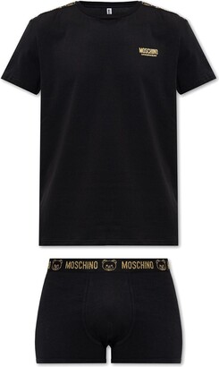Moschino Logo-printed T-shirt Boxers Set