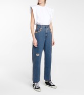 Thumbnail for your product : Golden Goose Kim embellished straight jeans