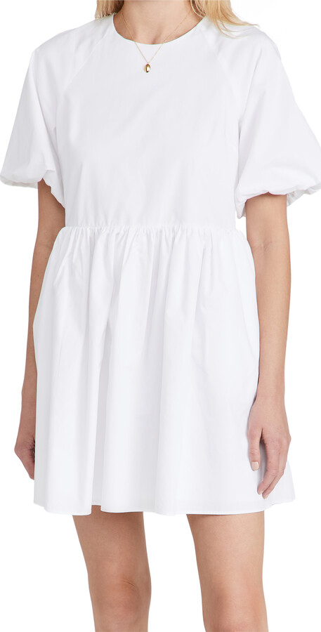 ENGLISH FACTORY Short Balloon Sleeve Mini Dress