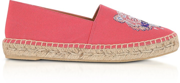coral espadrilles
