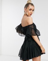 Thumbnail for your product : Significant Other nora broderie bardot mini dress