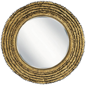REGINA ANDREW 32" Petal Round Mirror - Gold Leaf