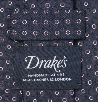 Drakes 8cm Silk-Jacquard Tie