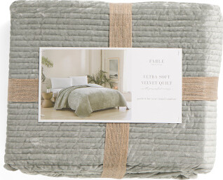 TJMAXX Velvet Quilt - ShopStyle
