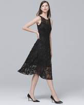 Thumbnail for your product : Whbm Black Lace Fit-and-Flare Dress