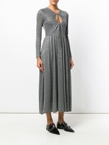 Thumbnail for your product : ALEXACHUNG Key-Hole Flared Dress