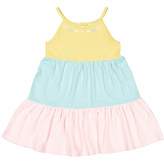 Thumbnail for your product : Polarn O. Pyret Baby Girls Block Colour Tiered Dress