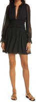 Thumbnail for your product : Rebecca Taylor Long Sleeve Silk Chiffon Dress