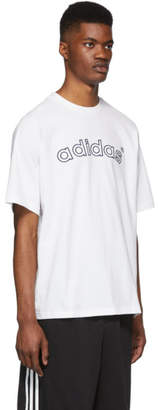 adidas White Archive Logo T-Shirt