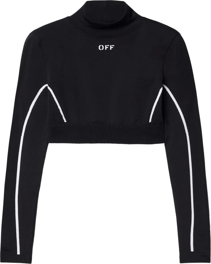 Off-White Off Stamp crop top