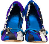 Thumbnail for your product : Emilio Pucci Satin Flats