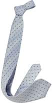 Thumbnail for your product : Forzieri Dots and Stripe Print Woven Silk Tie