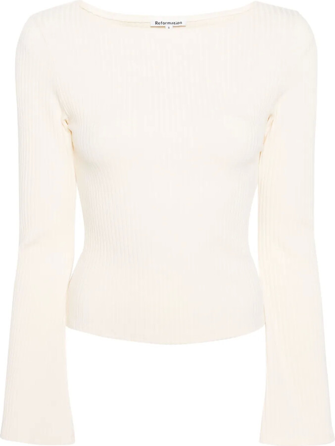 Reformation Miller ribbed top