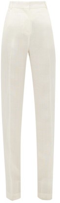 Jacquemus Charles Tailored Canvas Bootcut Trousers - Ivory