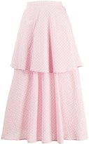 Thumbnail for your product : Sara Lanzi Tiered Flared Skirt