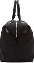 Thumbnail for your product : Saint Laurent Black Canvas & Leather Cabas East/West Bag
