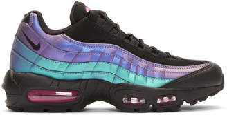 Nike Black and Purple Air Max 95 PRM Sneakers