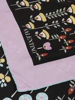 Thumbnail for your product : Valentino Flower Stems Scarf