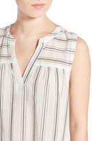 Thumbnail for your product : Cupcakes And Cashmere &Lyst& Split Neck Cotton Tank