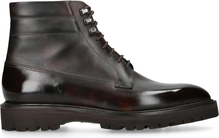 John Lobb Leather Alder Boots