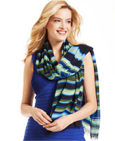 Thumbnail for your product : Calvin Klein Paint Stripe Scarf