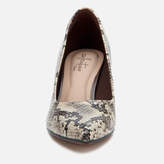Thumbnail for your product : Clarks Women's Linvale Jerica Kitten Heels - Taupe Snake