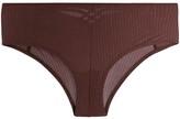 Thumbnail for your product : Marlies Dekkers pinstriped Brazilian briefs
