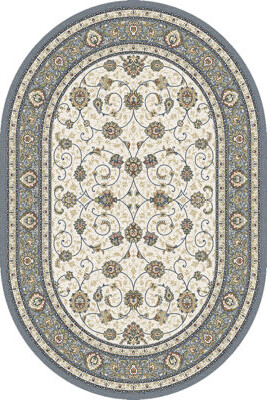 Dynamic Rugs Ancient Garden Ov 57120-6454 Beige/Light Blue