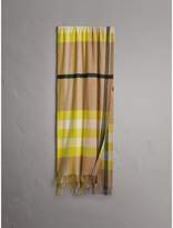 Thumbnail for your product : Burberry Oversize Check Cashmere Scarf