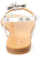 Thumbnail for your product : Forever 21 Metallic Flower Sandals
