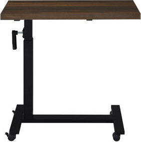 Latitude Run Height Adjustable Mobile Bedroom C-Table With Metal Base