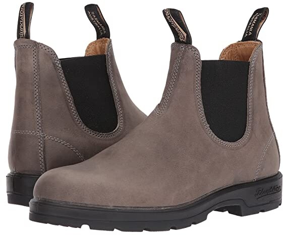 blundstone grey boots
