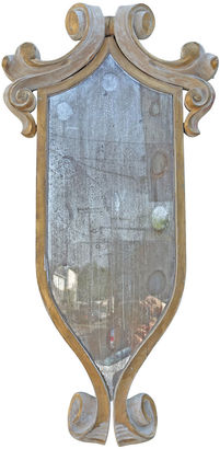 One Kings Lane Vintage Italian Painted & Parcel Gilt Mirror
