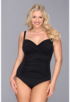 Thumbnail for your product : La Blanca Plus Size Island OTS Sweetheart Cup Mio w/ Tummy Control