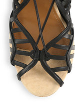 Thumbnail for your product : Aquazzura Lola Suede & Leather Lace-Up Sandals