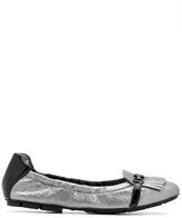 Thumbnail for your product : Hogan Tassel Elasticated-Back Pumps