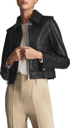 Reiss Leather | Shop the world's largest collection of fashion 