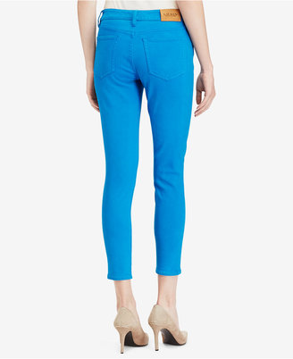 Lauren Ralph Lauren Petite Superstretch Skinny-Fit Cropped Jeans