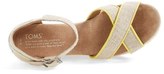 Thumbnail for your product : Toms Burlap Wedge Sandal